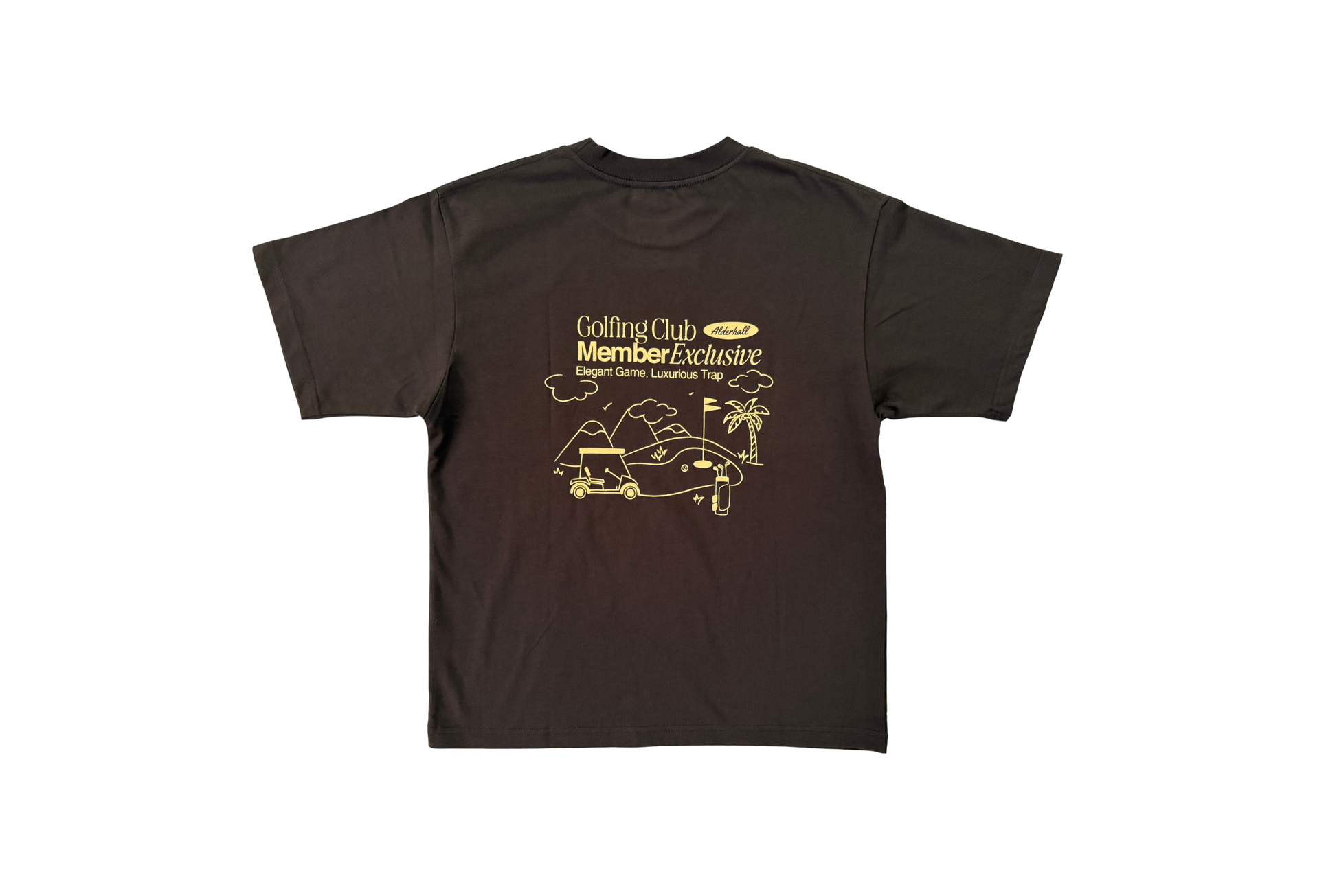 Alderhall Golf Clubhouse Espresso Tee Back View