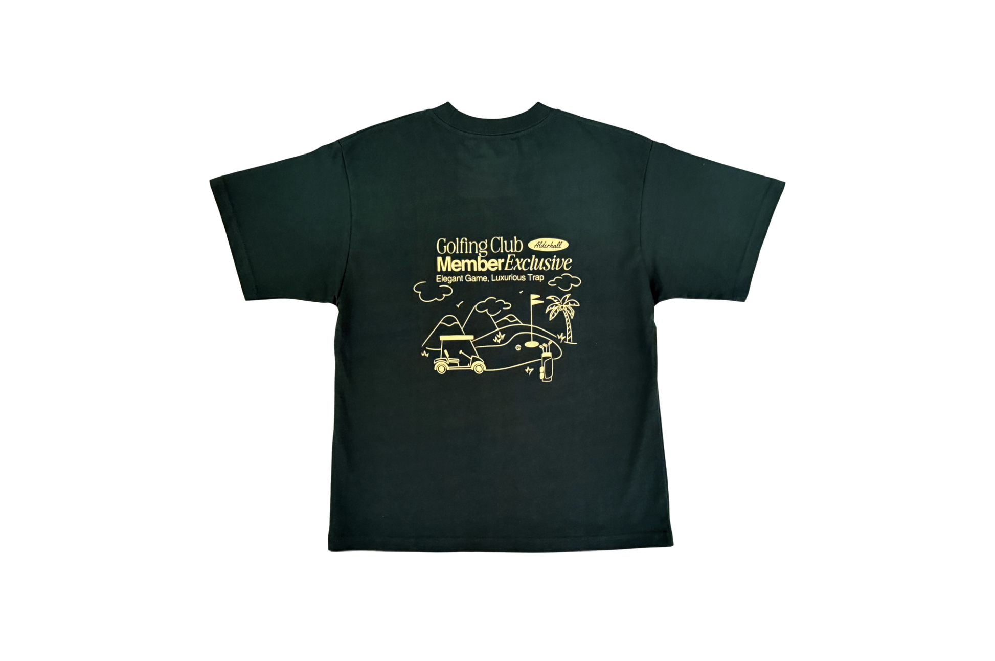 Alderhall Golf Clubhouse Matcha Tee Back View