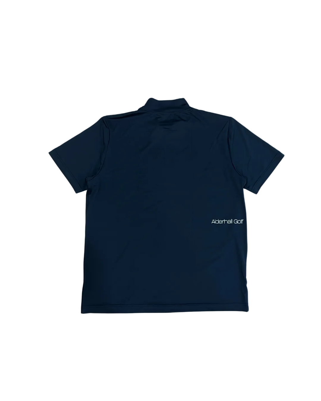 Alderhall Golf Midnight Mock Neck Shirt Back View