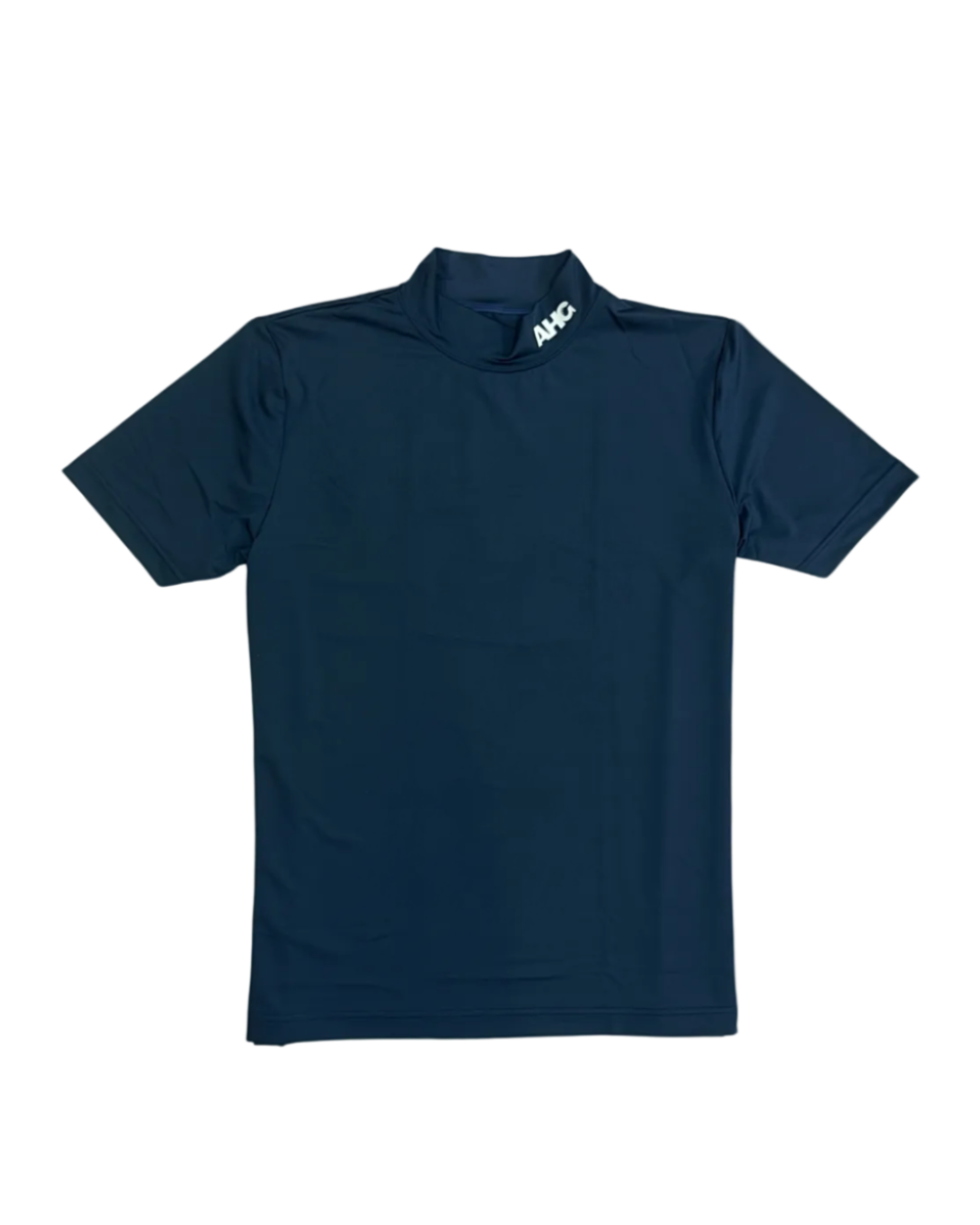 Alderhall Golf Midnight Mock Neck Shirt Front View