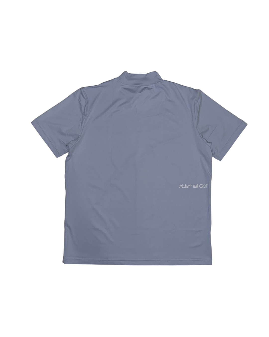 Alderhall Golf Sky Mock Neck Shirt Back View