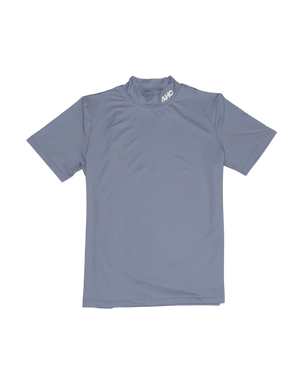 Alderhall Golf Sky Mock Neck Shirt Front View